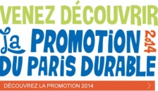 Découvrez la promotion 2014 du Paris Durable