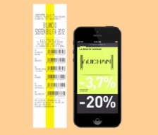 En Italie, Auchan imprime son rapport développement durable sur ses tickets de caisse
