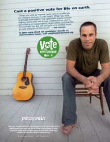 Patagonia appelle les Américains au vote vert